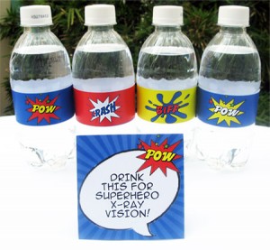 Superhero Birthday Party Invitations & Decorations