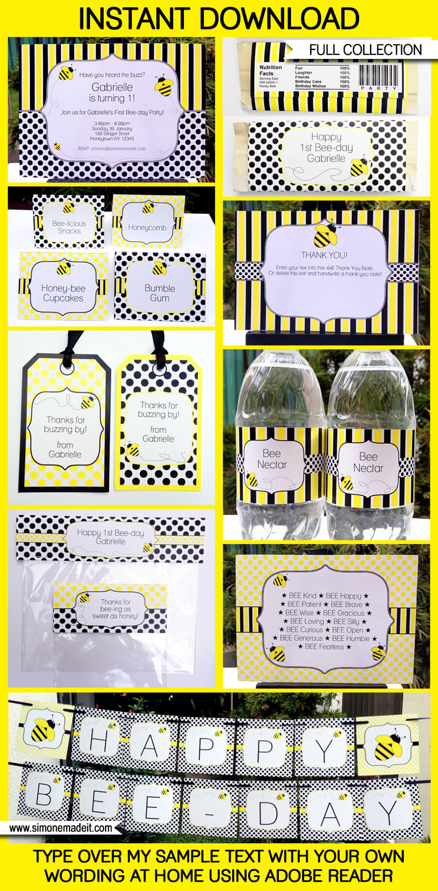 bumble-bee-invitation-template-free-of-bumblebee-themed-birthday-party-with-free-printables-how