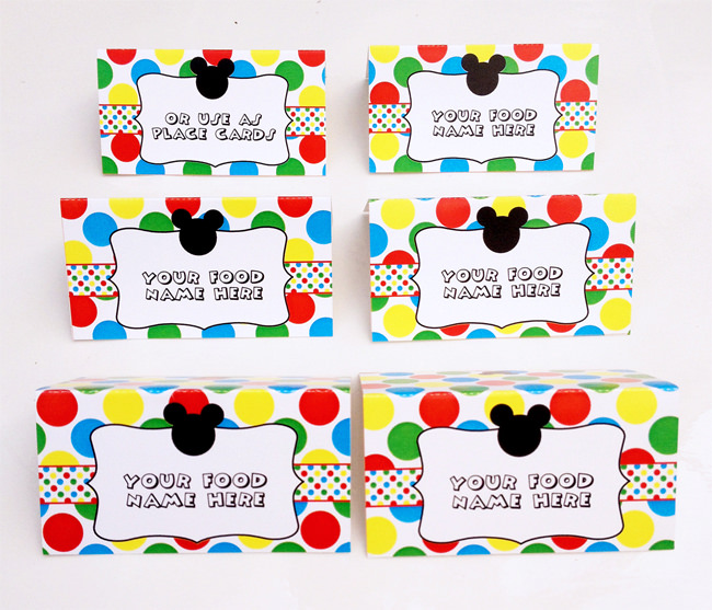 MICKEY MOUSE CLUBHOUSE Printable Invitation & Party Decorations