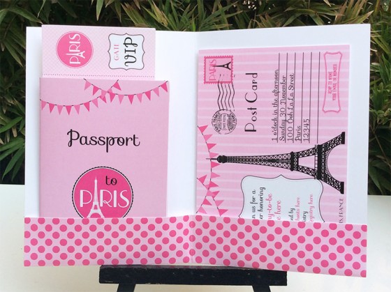 Paris Baby Shower Theme Printables | SIMONEmadeit.com