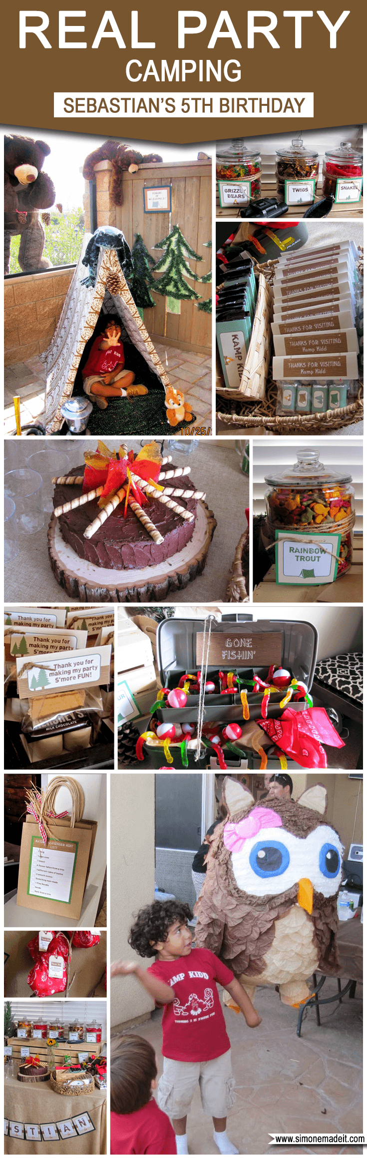 Indoor campout-SO cute!!  Camping theme party, Camping birthday party, Indoor  camping party