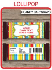 hershey bar wrapper free template
