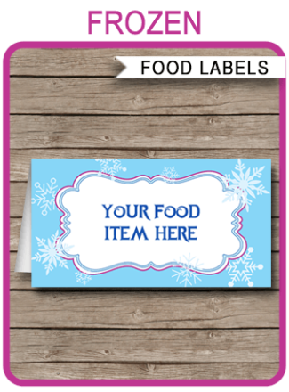 printable party food labels archives page 2 of 7