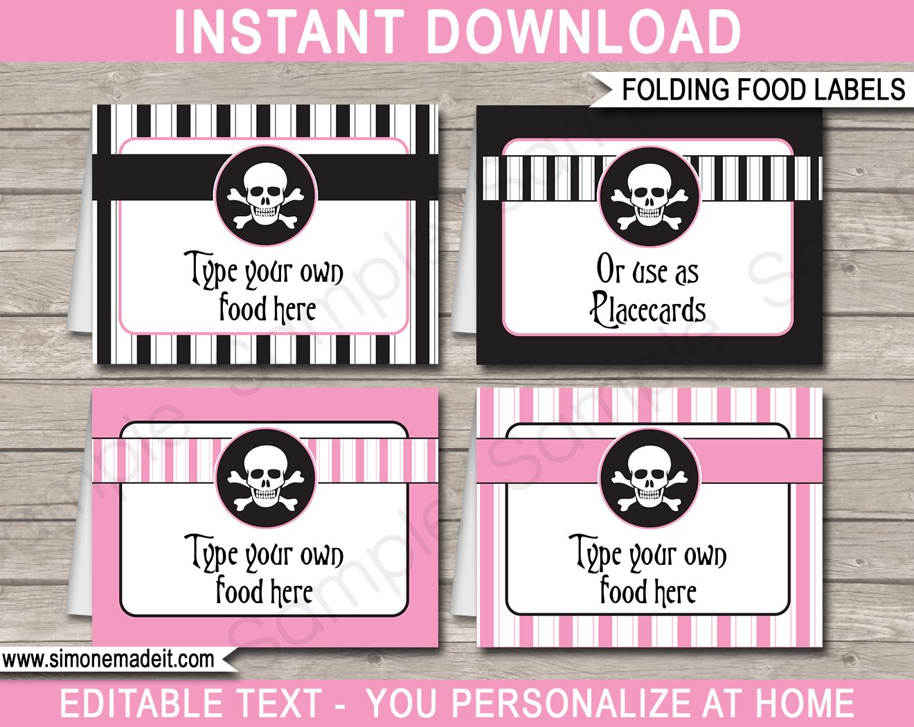 printable-pirate-party-food-labels-place-cards-girl-pirate-theme-party