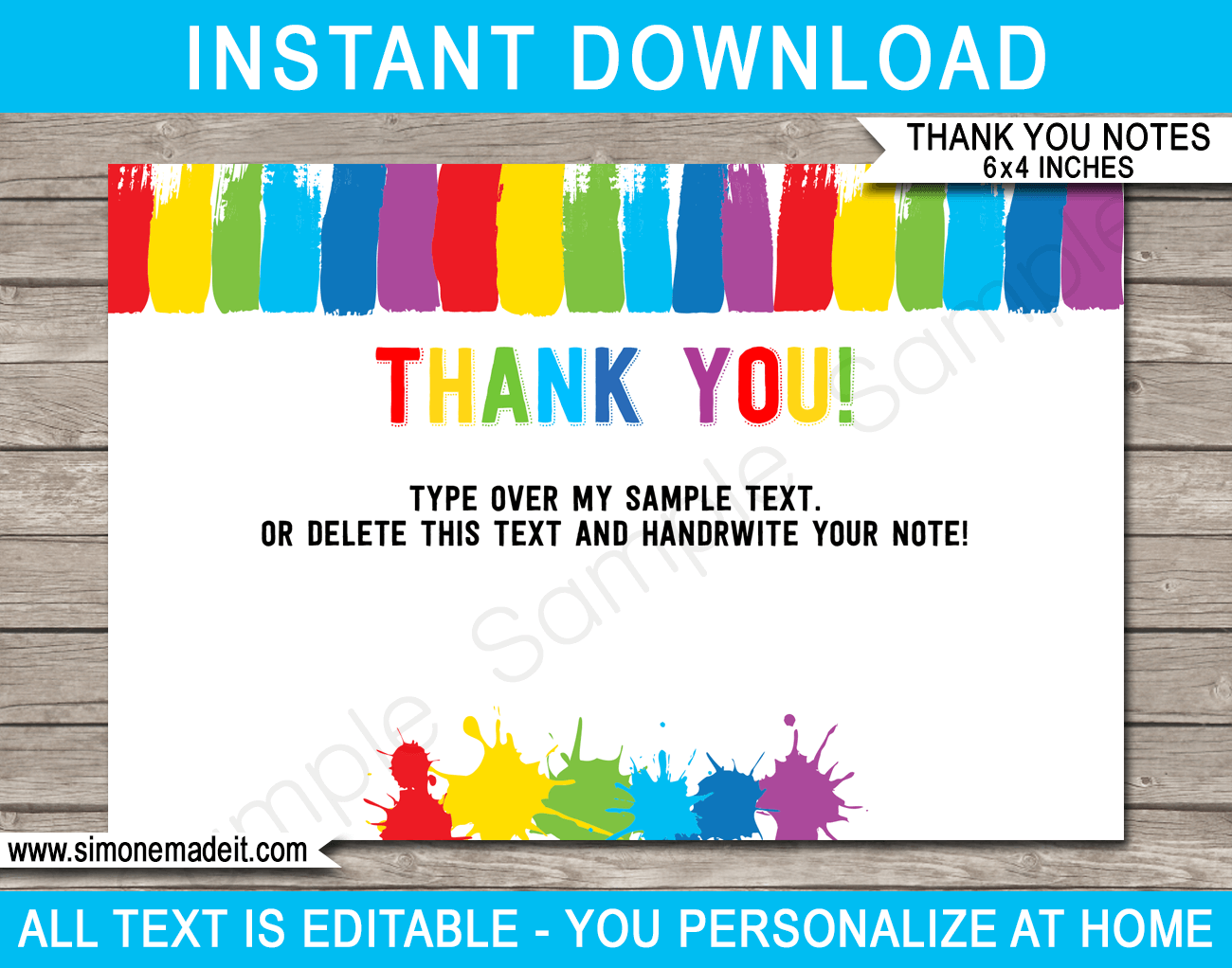 Free Birthday Thank You Card Template With Photo - Printable Templates Free