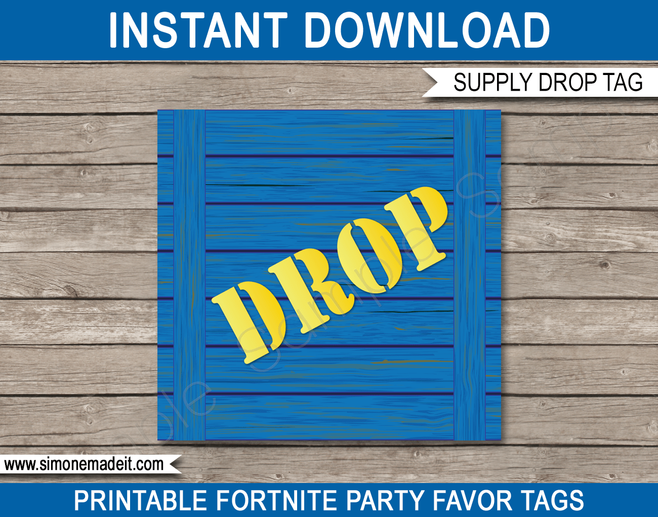Fortnite Free Printable Labels - free printable roblox party tags