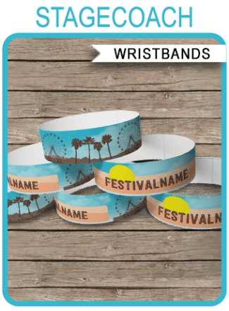 Printable Party Wristbands - SIMONEmadeit Parties